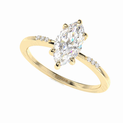 1 carat marquise diamond ring