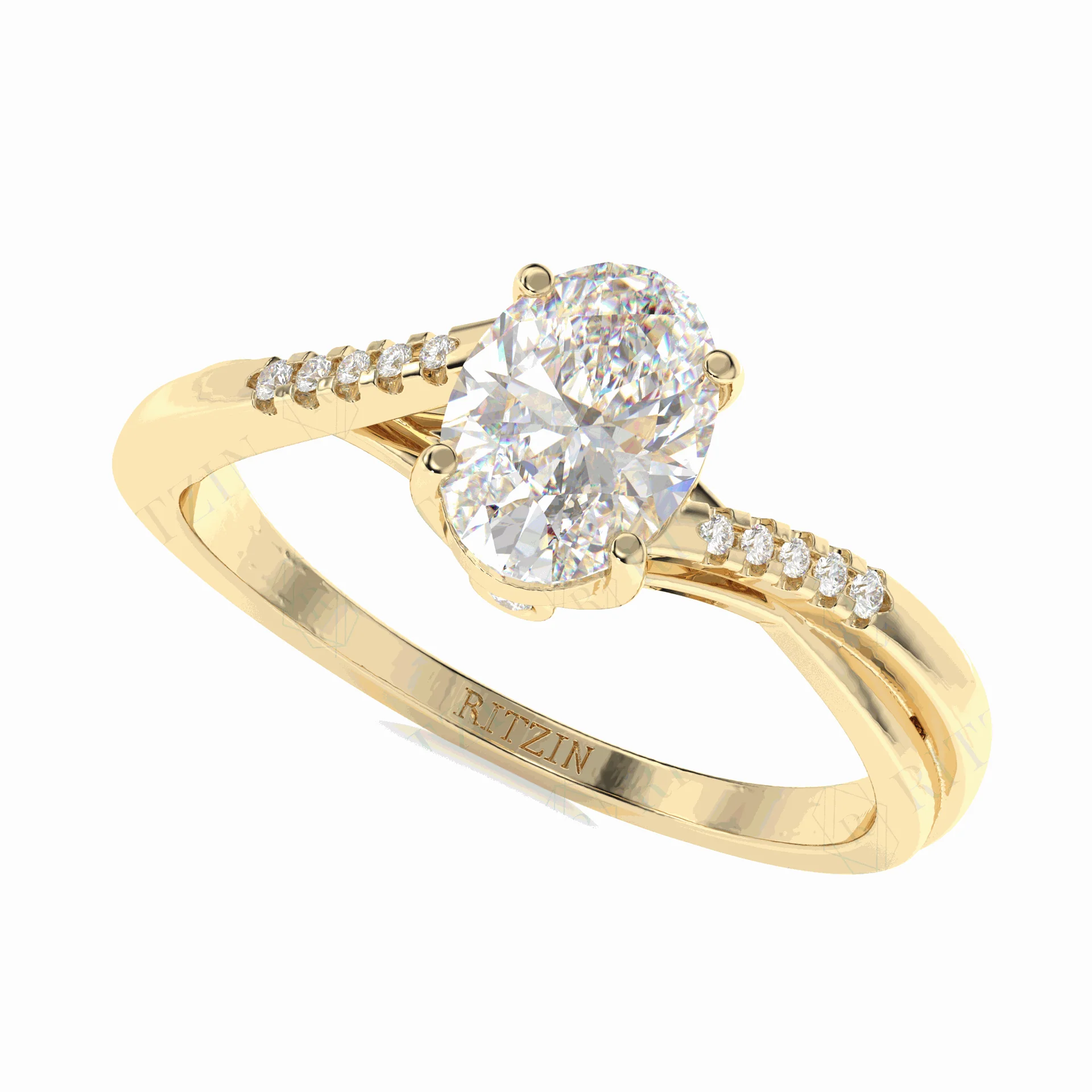 1 carat oval diamond ring