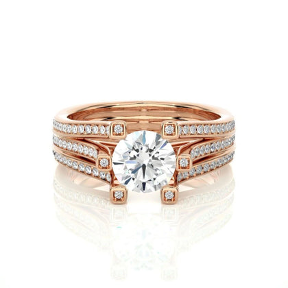 2 carat natural diamond ring
