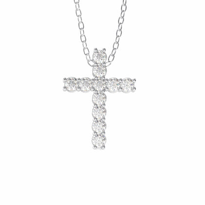 gold diamond cross pendant