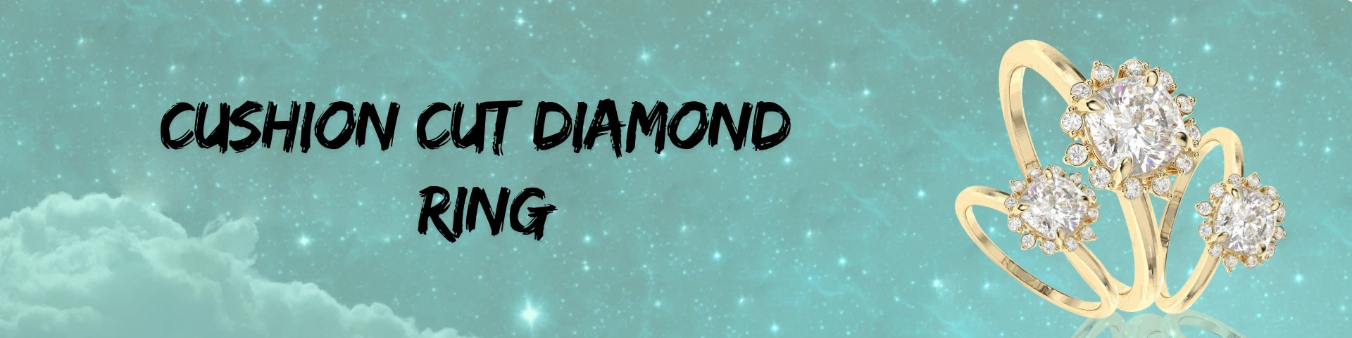 cushion cut diamond ring