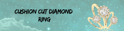 cushion cut diamond ring