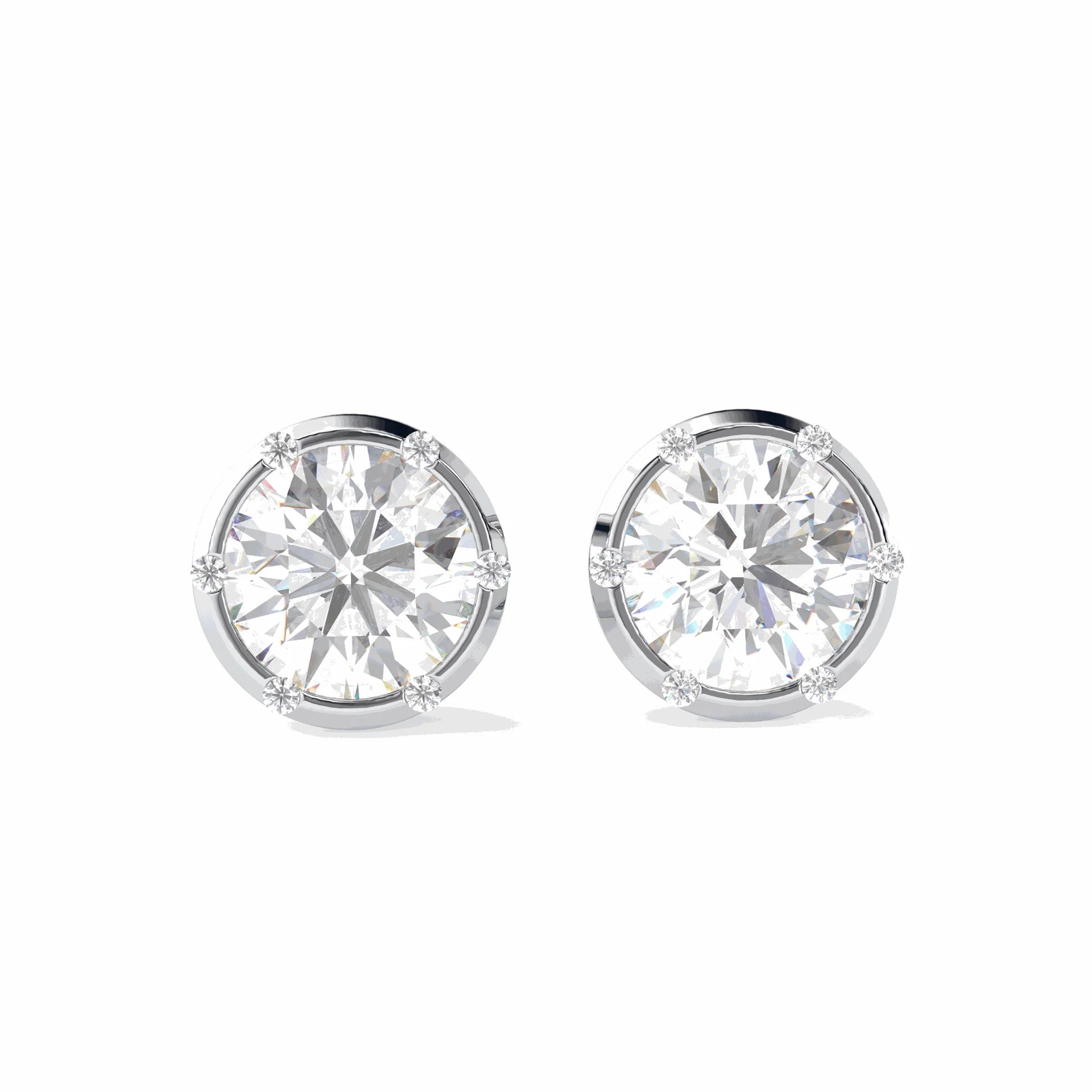 diamond stud earring