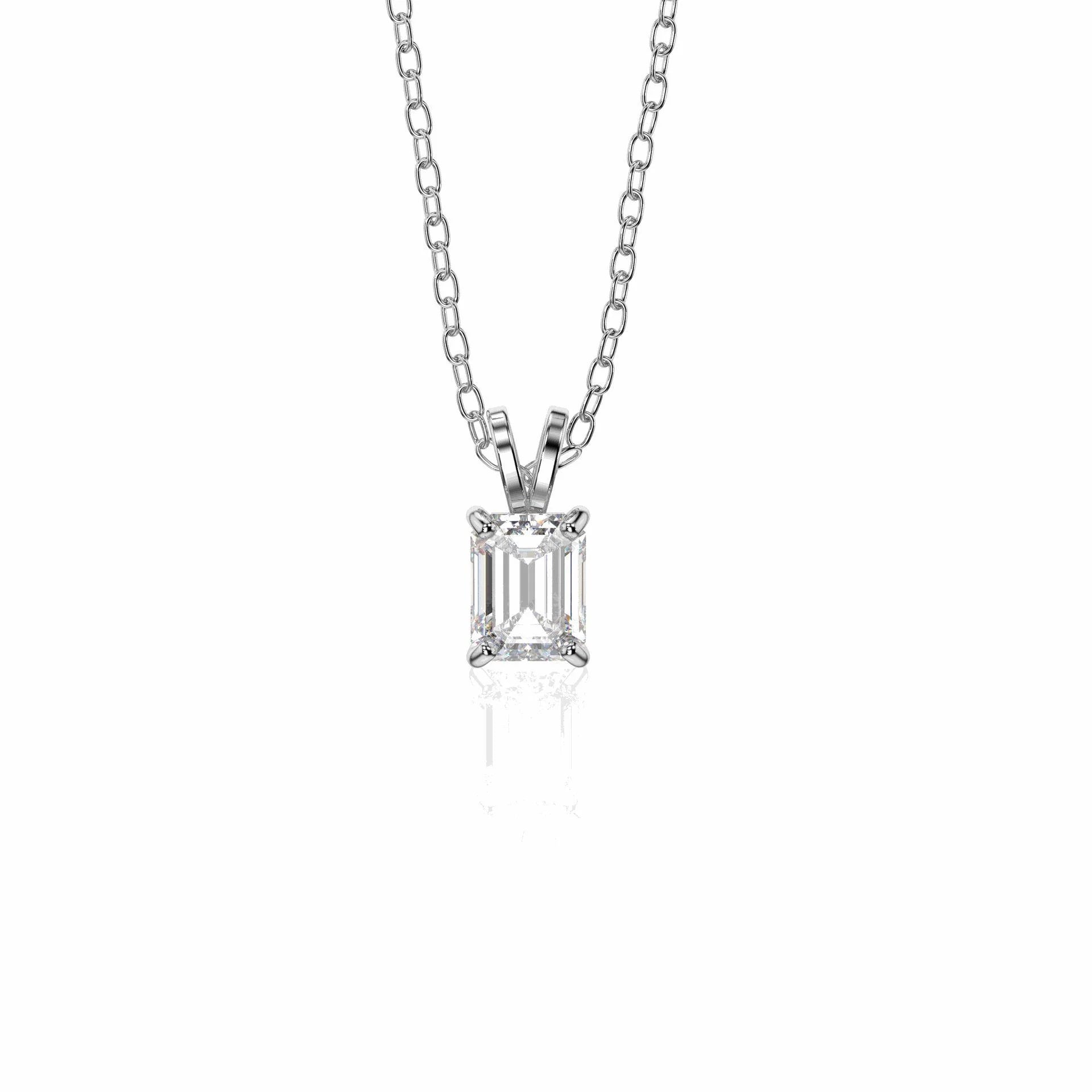 emerald pendant necklace