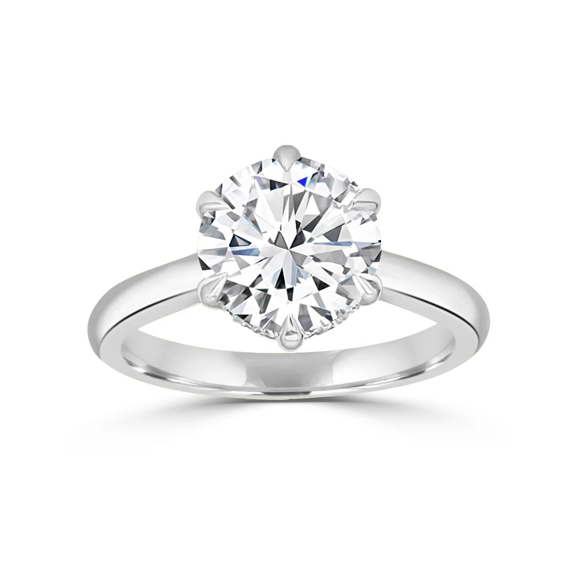 hidden halo engagement ring