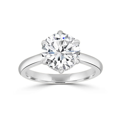 hidden halo engagement ring