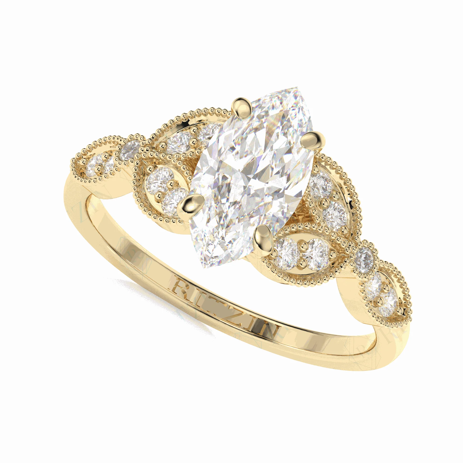 marquise solitaire engagement ring