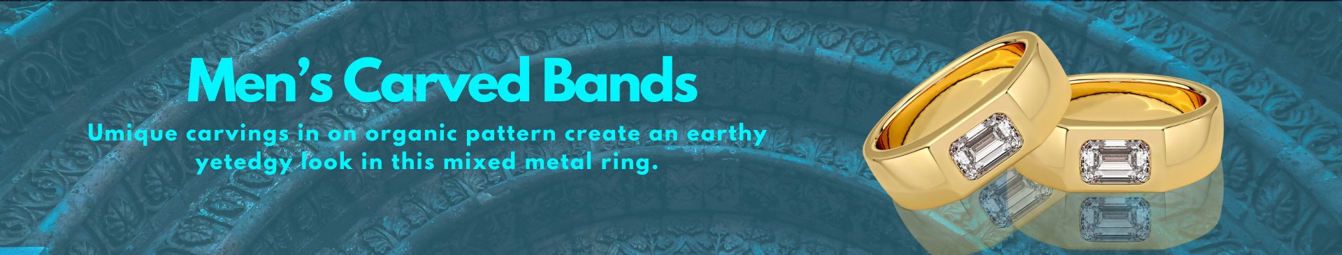 Men's Carved Bands