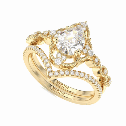 pear cut engagement rings
