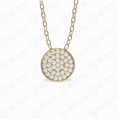 lab grown diamond pendant  