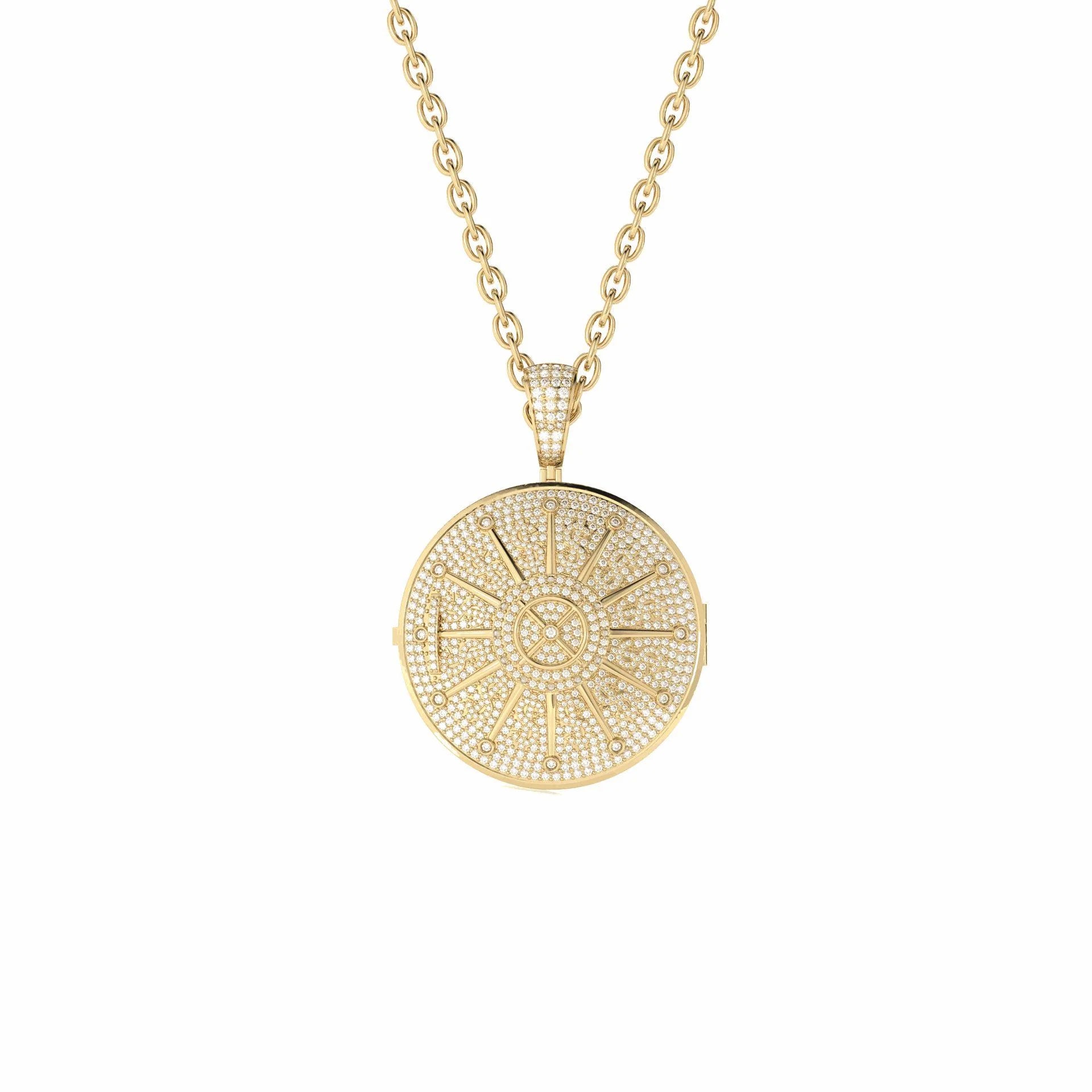 gold pendant necklace womens