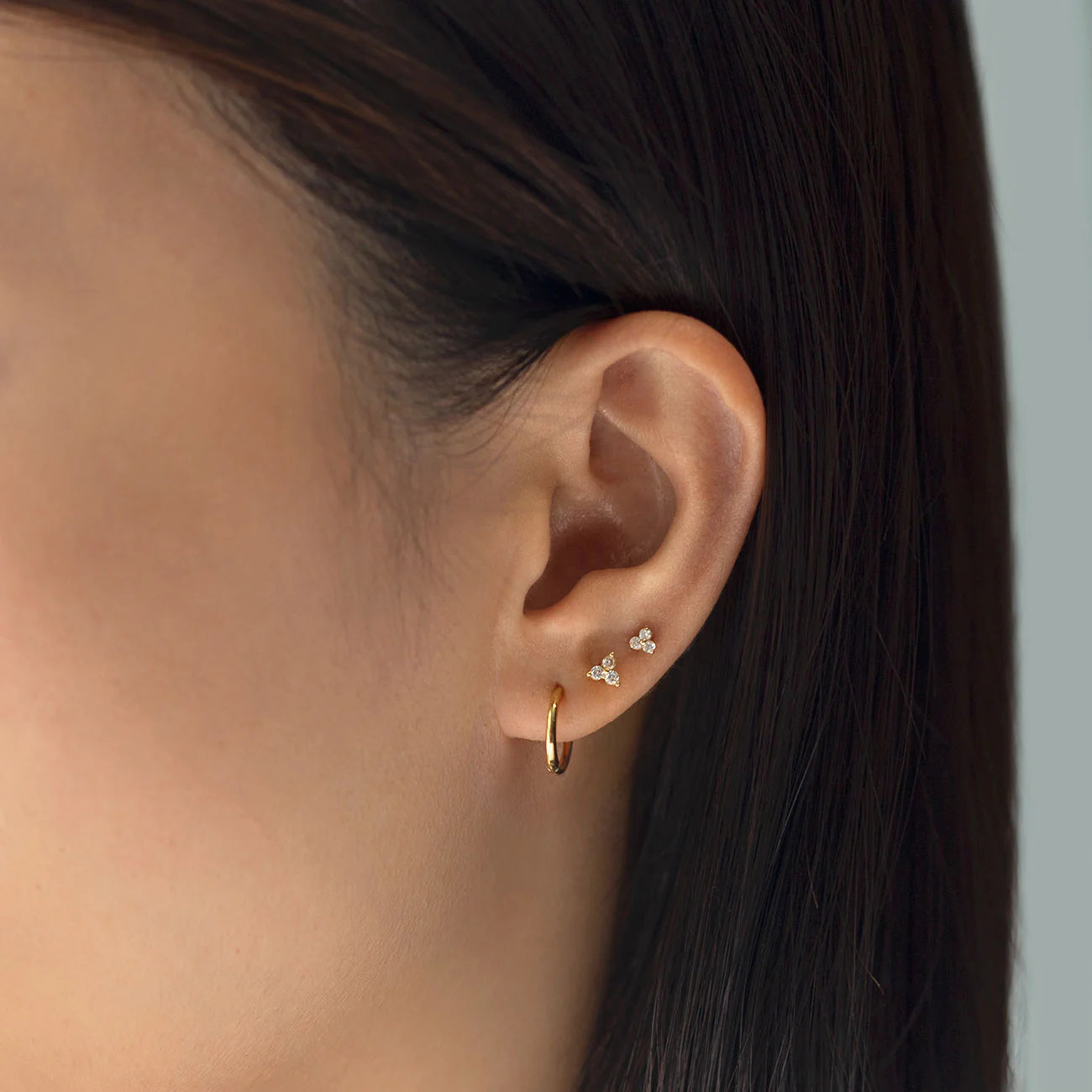 rose gold earrings