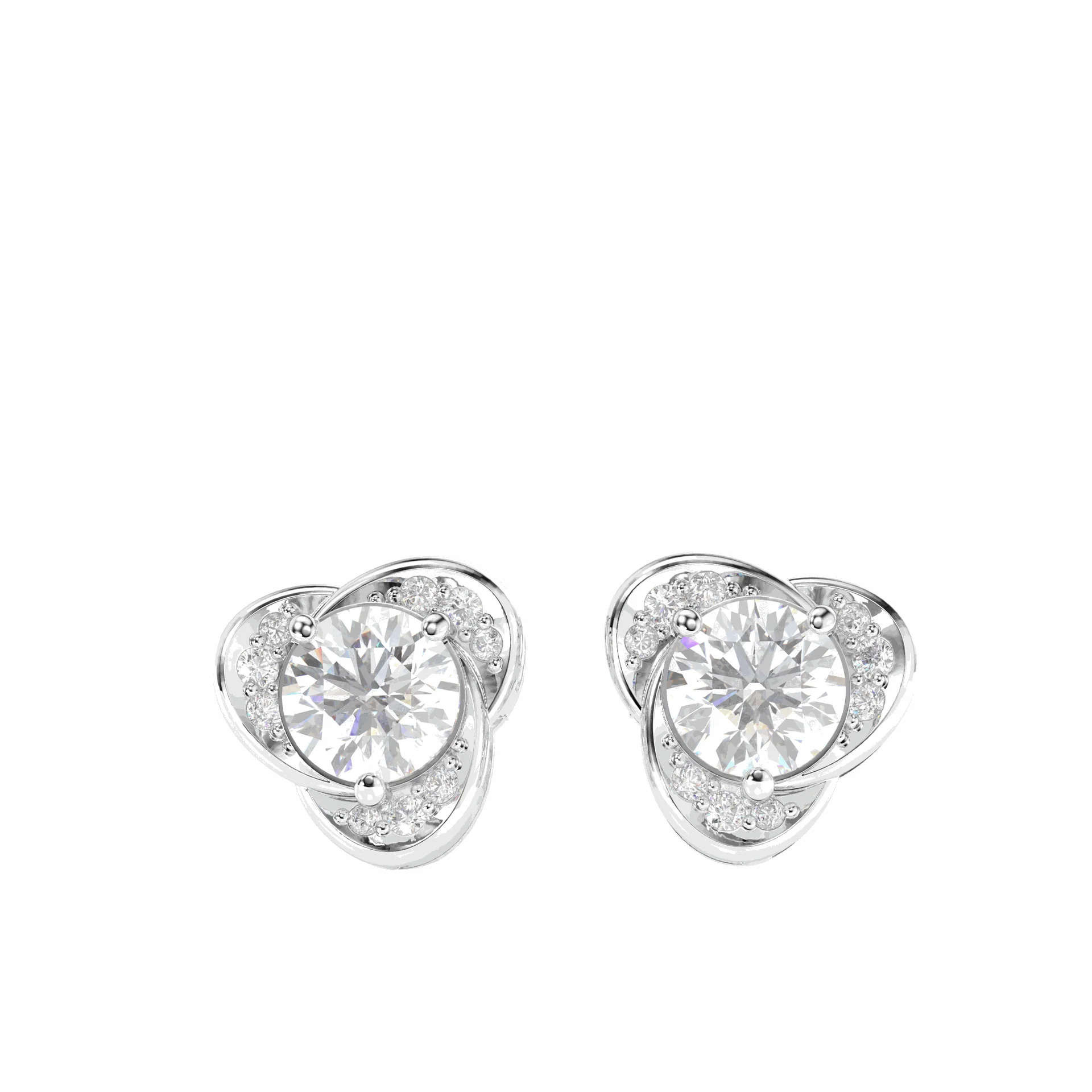 1 carat diamond earrings