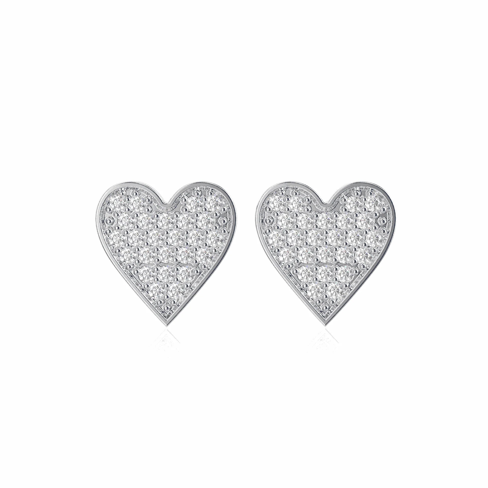 earrings heart earrings