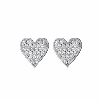 earrings heart earrings