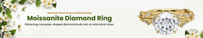 Natural Moissanite Ring