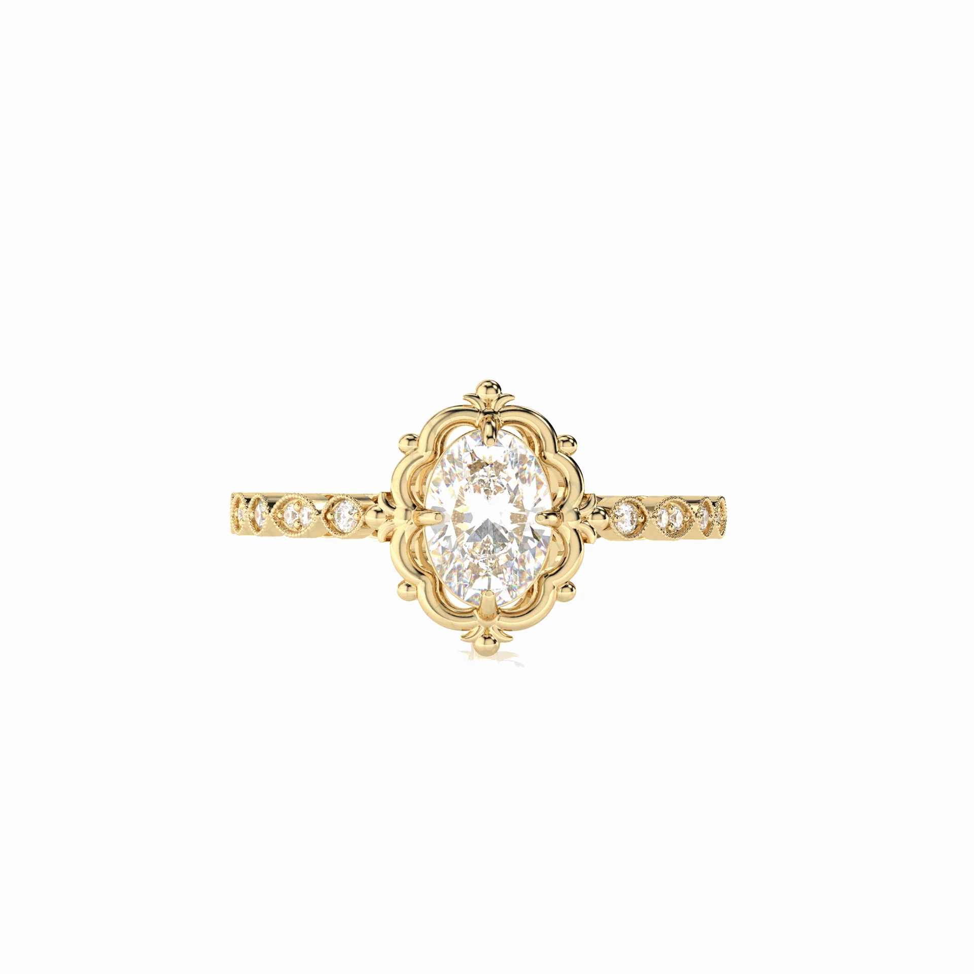oval cut solitaire engagement rings