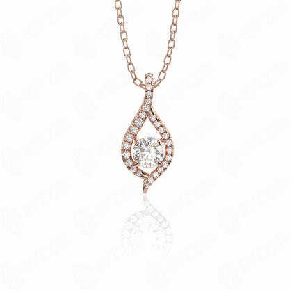 gold necklace with pendant