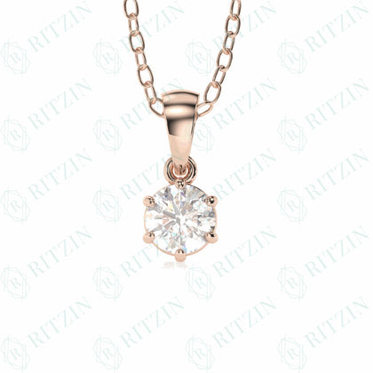 rose gold pendant necklace