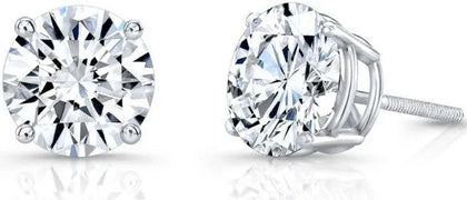 2 carat diamond earrings