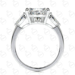 1.95 TCW Pear Cut Solitaire Moissanite Ring for Women