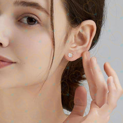 1.70 TCW Round Brilliant Cut Stud Lab Grown Diamond EARRING for Women