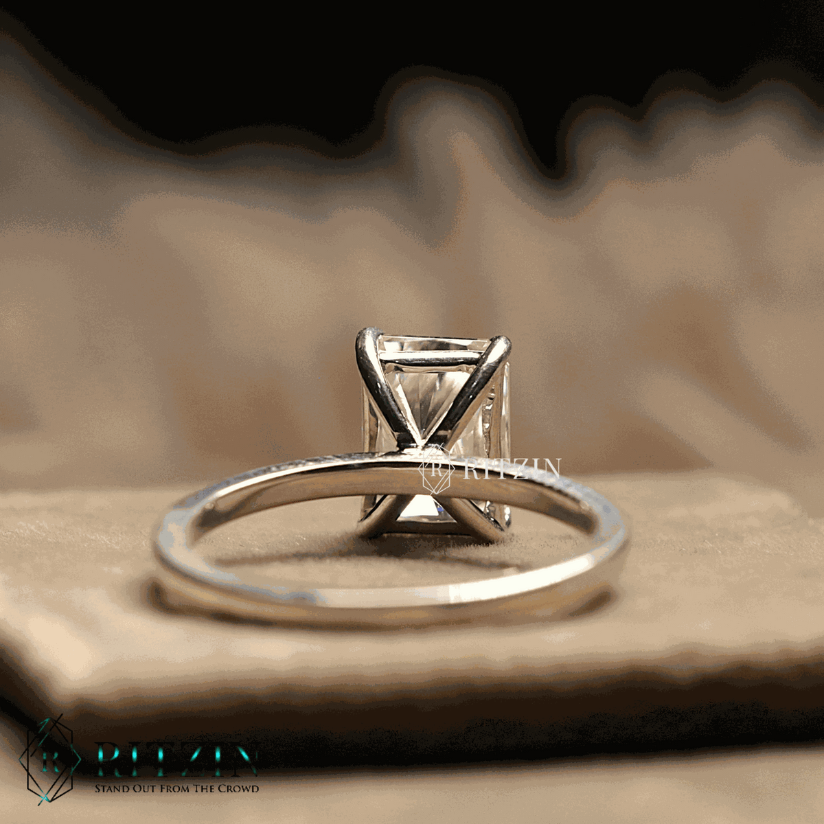 Alianza de boda única con solitario radiante de 1,74 TCW para mujer, regalo de joyería exclusivo para ella 