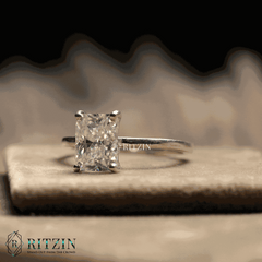 Alianza de boda única con solitario radiante de 1,74 TCW para mujer, regalo de joyería exclusivo para ella 