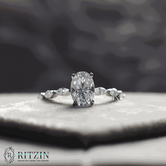 Einzigartiger Ehering im ovalen und Marquise-Stil mit verstecktem Heiligenschein für Frauen, 1.9172 TCW, exklusiver Schmuck, Geschenk für Sie 