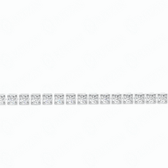 1.23 TCW Round Brilliant Cut Tennis 10K Lab Grown Diamond Bracelet for Women