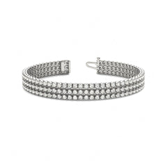 1.50 MM Round Cut Diamond Prong Set Tennis Unique Style Bracelet For_Women
