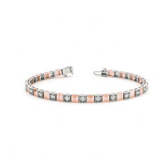 4.50 MM Round Cut Diamond Prong  Set Tennis Bracelet For_Women