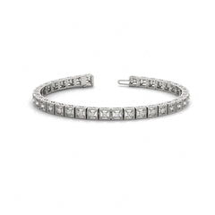 2.00 MM Round Cut_Diamond Prong  Set Tennis Bracelet For Women