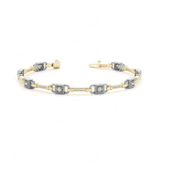2.50 MM Round Cut Diamond Prong  Set Tennis Bracelet For Women