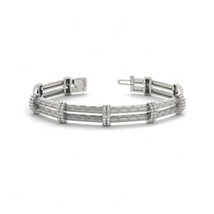 1.40 MM Round Cut Diamond Prong Set Tennis Unique Style Bracelet For Women