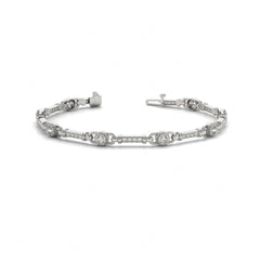 4.50 MM Round Cut Prong  Set_Tennis Bracelet For Women