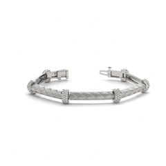 1.50 MM Round Cut Diamond Prong Set Tennis Unique Style Bracelet