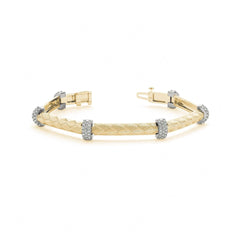 1.50 MM Round Cut Diamond Prong Set Tennis Unique Style Bracelet