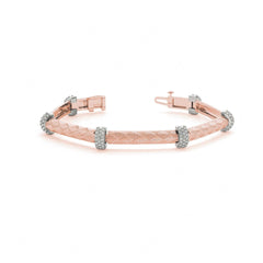 1.50 MM Round Cut Diamond Prong Set Tennis Unique Style Bracelet