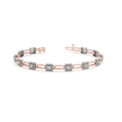 5.00 _MM Round Cut Prong  Set Tennis Bracelet