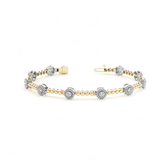 5.00_MM Round Cut Bezel  Set _Tennis Bracelet
