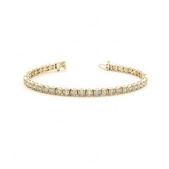 3.50 MM Round Cut Prong Set Tennis Bracelet