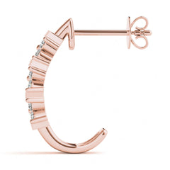 1.70MM Round Cut Hoop Earrings For Women_Excellent Style