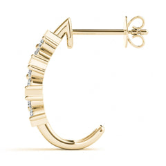 1.70MM Round Cut Hoop Earrings For Women_Excellent Style