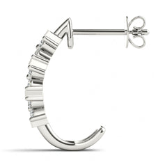 1.70MM Round Cut Hoop Earrings For Women_Excellent Style