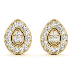 1.50MM Round Cut Standard Hoops Earrings For_Women_