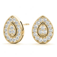 1.50MM Round Cut Standard Hoops Earrings For_Women_