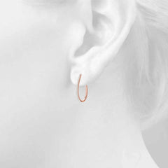 1.8 MM Round Cut Hoop Clip On Earrings