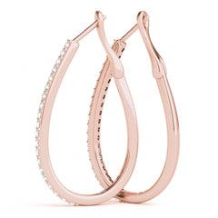 1.8 MM Round Cut Hoop Clip On Earrings