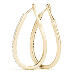 1.8 MM Round Cut Hoop Clip On Earrings